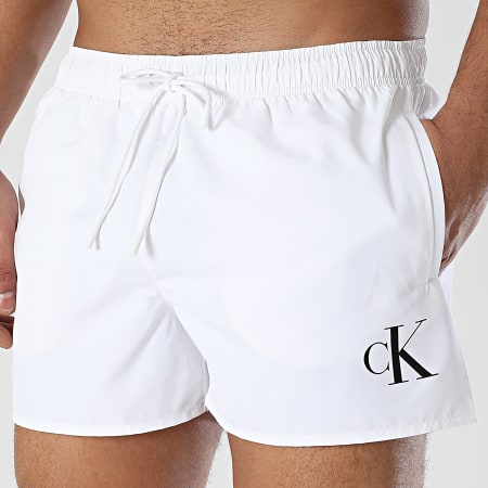 Calvin Klein - Short De Bain Drawstring 1099 Blanc