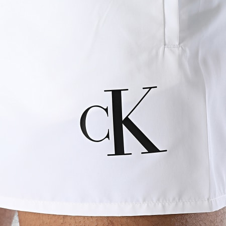 Calvin Klein - Short De Bain Drawstring 1099 Blanc