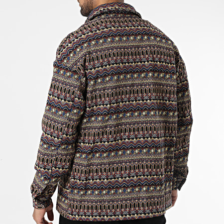 Frilivin - Surchemise Noir Beige Rouge Bleu