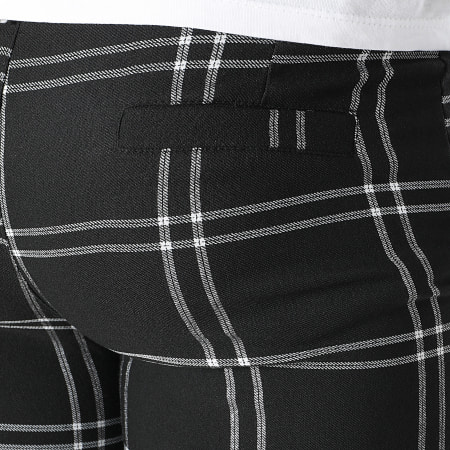 Frilivin - Pantalon A Carreaux Noir