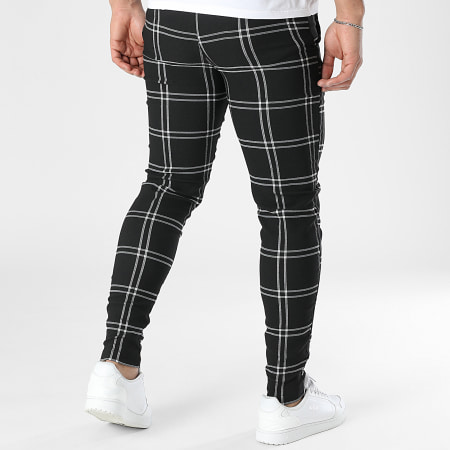 Frilivin - Pantalon A Carreaux Noir