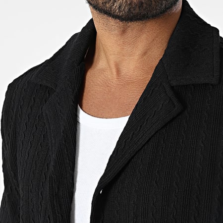 Frilivin - Ensemble Chemise Manches Courtes Et Pantalon Noir