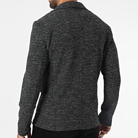 Frilivin - Chaqueta negra jaspeada