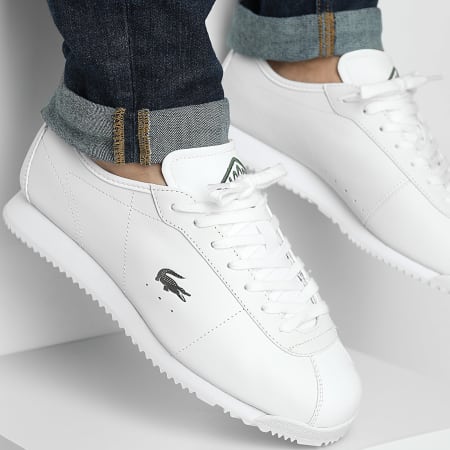 baskets lacoste blanche homme