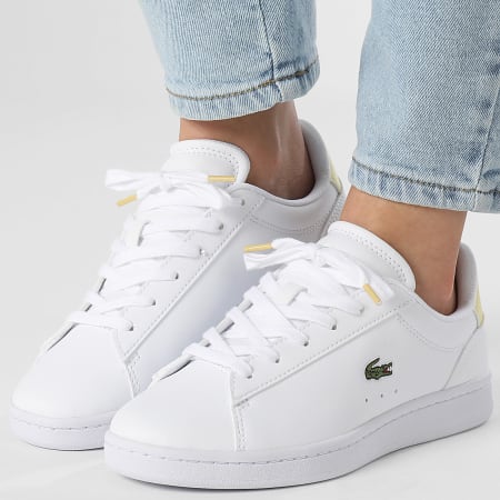 Carnaby Evo White Sneakers 219 Women's Womens White Lacoste