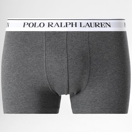 Polo Ralph Lauren - Set van 5 witte antraciet zwarte boxershorts
