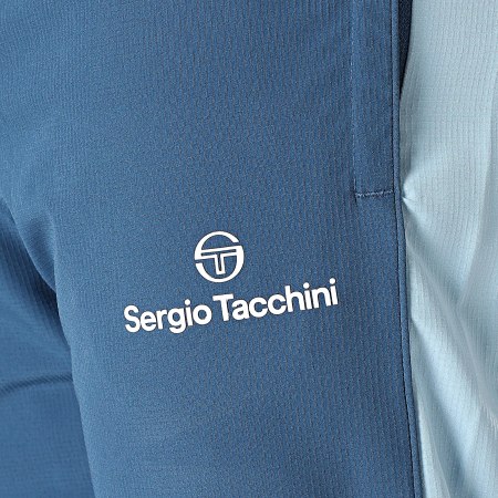 Sergio Tacchini - Alata 41053 Pantalones Jogging Azul Marino Blanco Claro