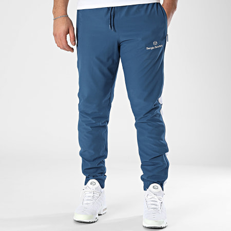 Sergio Tacchini - Alata 41053 Pantalones Jogging Azul Marino Blanco Claro