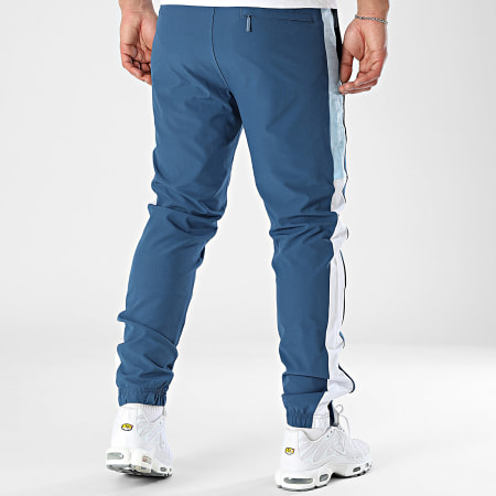Sergio Tacchini - Alata 41053 Pantalones Jogging Azul Marino Blanco Claro