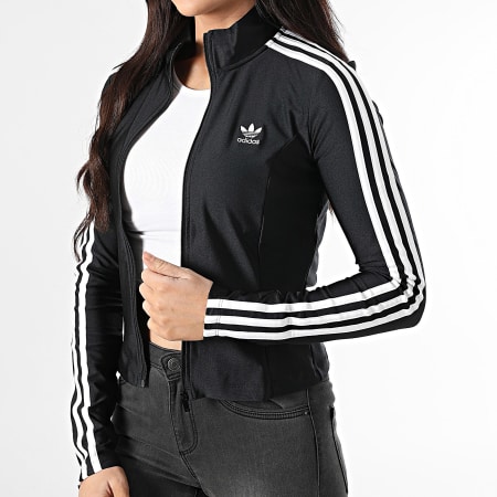 Adidas Originals - Veste Zippée Femme A Bandes JD5025 Noir