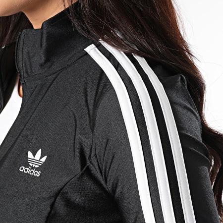 Adidas Originals - Veste Zippée Femme A Bandes JD5025 Noir