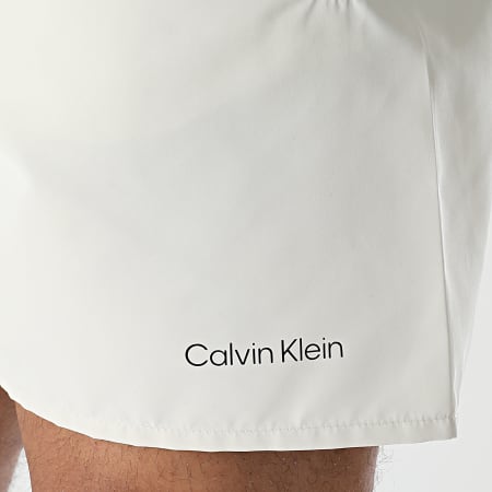 Calvin Klein - Lot De 2 Shorts De Bain Drawstring 1165 Noir Beige