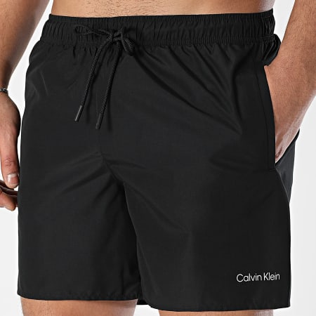 Calvin Klein - Lot De 2 Shorts De Bain Drawstring 1165 Noir Beige