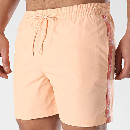 Calvin Klein - Short De Bain Drawstring 1109 Orange Clair