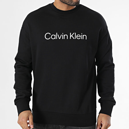 Calvin Klein - Sweat Crewneck Logo Comfort 2956 Noir