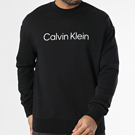 Calvin Klein - Sweat Crewneck Logo Comfort 2956 Noir