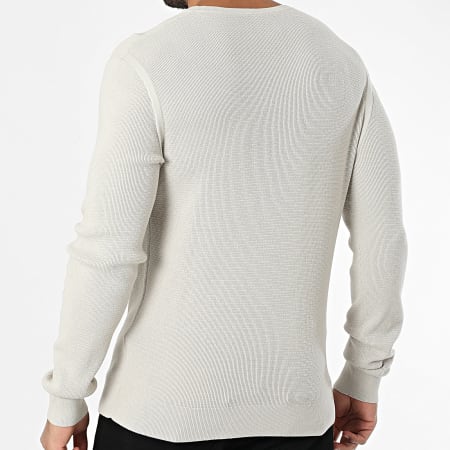 Calvin Klein - Pull Micro Waffle Texture 4080 Beige