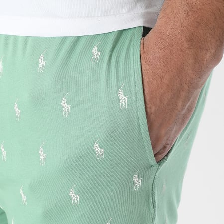 Polo Ralph Lauren - Pantalon Jogging All Over Player Vert