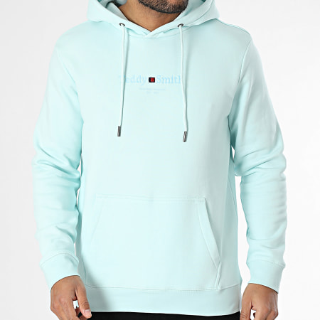 Teddy Smith - Sweat Capuche Jim 10816997D Bleu Turquoise