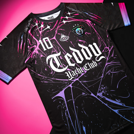 Teddy Yacht Club - Teddy Collector Jersey Negro Rosa