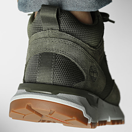 Timberland - Voyager Park Mid Lace A6DP2 Zapatillas altas de ante verde oscuro