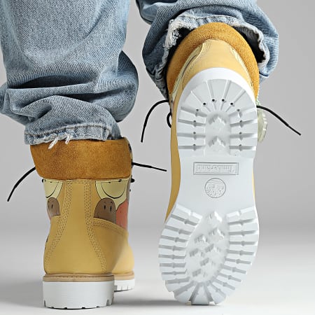 靴 timber land yellow boots Timberland 10061W Classic Outdoor Boots - Yellow Suede