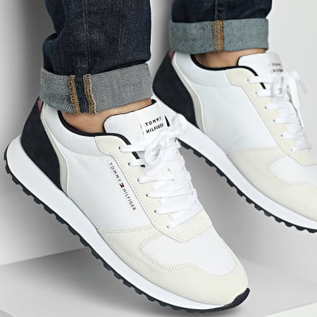 Tommy Hilfiger - Baskets New Runner Eva Mix 5465 White