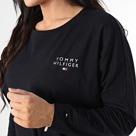 Tommy Hilfiger - Tee Shirt Femme Manches Longues 4153 Bleu Marine