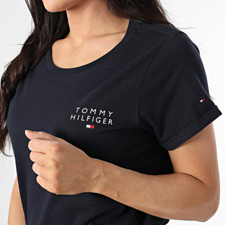 Tommy Hilfiger - Tee Shirt Femme Short Sleeve 4525 Bleu Marine