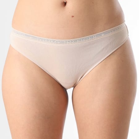 Tommy Hilfiger - Lot De 3 Strings Femme 5594 Blanc Beige Noir