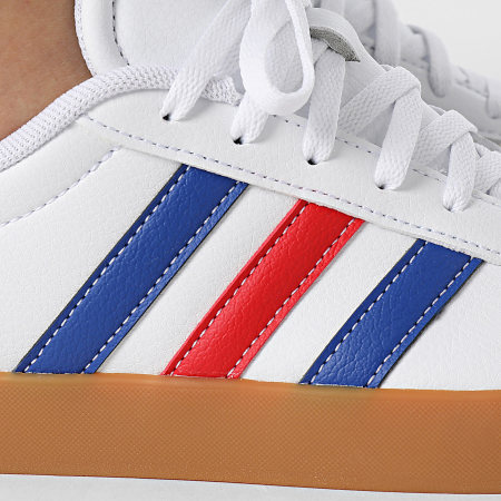 Adidas Sportswear - Baskets Femmes VL Court 3.0 K JH8721 Footwear White Royal Blue Better Scarlet