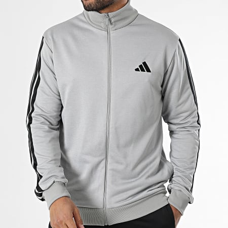 Adidas Sportswear - Ensemble De Survetement 3 Stripes JI8876 Gris Noir