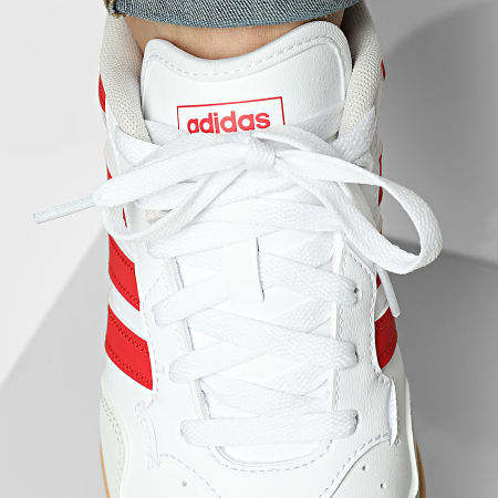Adidas Sportswear - Baskets Hoops 4.0 JQ2735 Footwear White Better Scarlet Gum 3