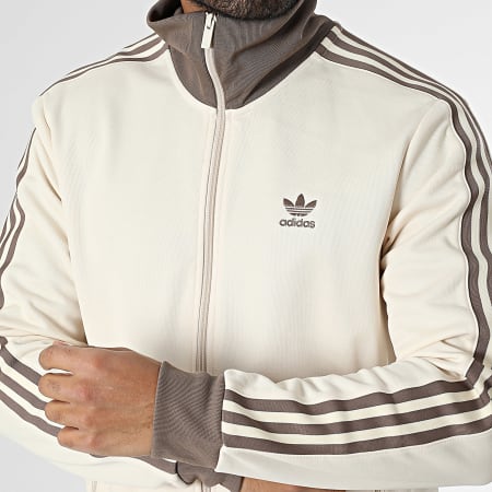 Adidas Originals - Sweat Zippé Classic JP2522 Beige Marron