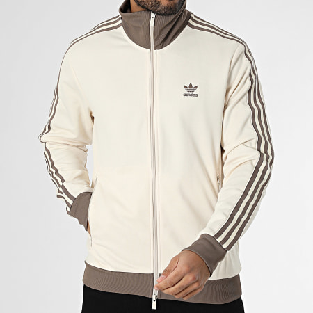 Adidas Originals - Sweat Zippé Classic JP2522 Beige Marron