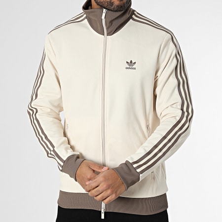 Adidas Originals - Sweat Zippé Classic JP2522 Beige Marron
