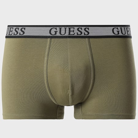 Guess - Lot De 3 Boxers U5GG03-K6YW1 Noir Vert Kaki Vert Lime