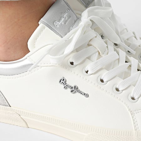 Pepe Jeans - Baskets Femme Kenton Court PLS31588 Silver