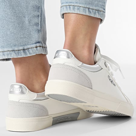 Pepe Jeans - Baskets Femme Kenton Court PLS31588 Silver