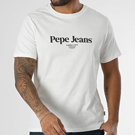 Pepe Jeans - Tee Shirt Dale PM509783 Blanc