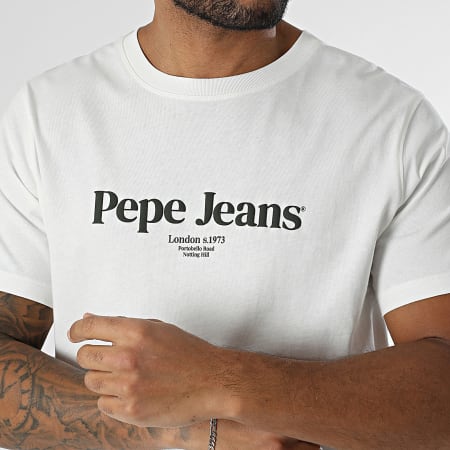 Pepe Jeans - Tee Shirt Dale PM509783 Blanc