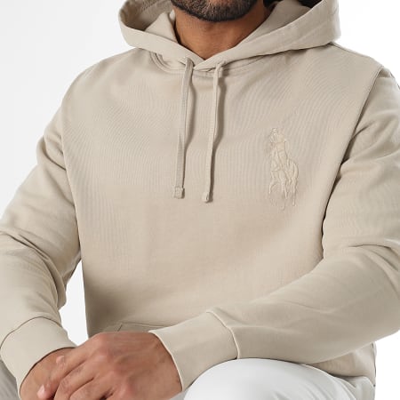 Polo Ralph Lauren - Sudadera con capucha Big Player Beige