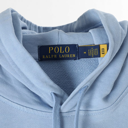 Polo Ralph Lauren - Sweat Capuche Big Player Bleu Clair
