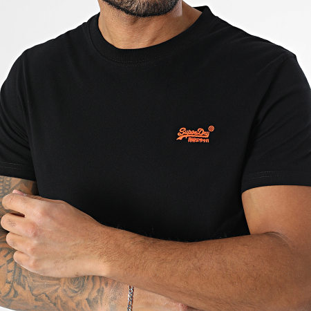 Superdry - Camiseta Essential Logo Bordado M1011245A Negro