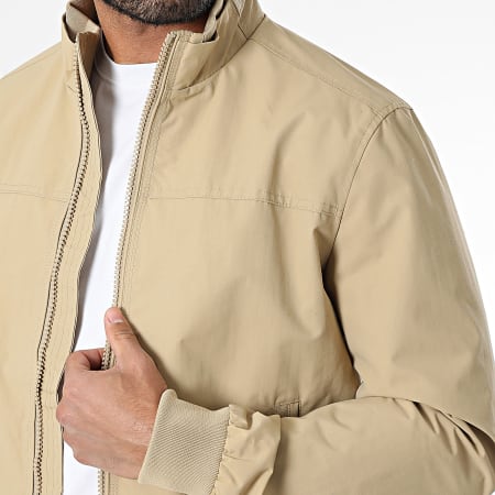 Superdry - Veste Zippée Nylon Harrington M5012079A Beige