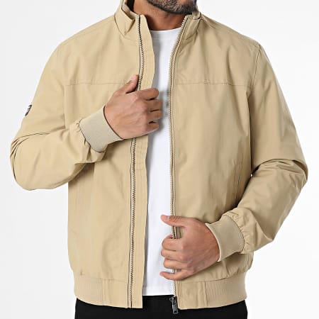 Superdry - Veste Zippée Nylon Harrington M5012079A Beige