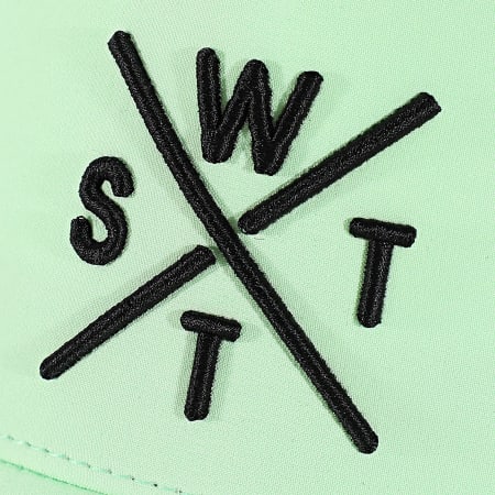 Watts - Casquette Trucker Tribe Vert Clair Noir