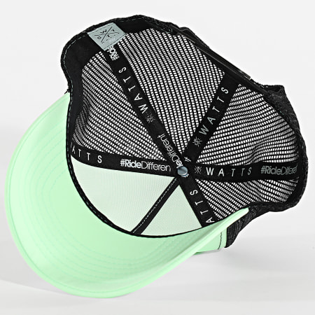 Watts - Casquette Trucker Tribe Vert Clair Noir