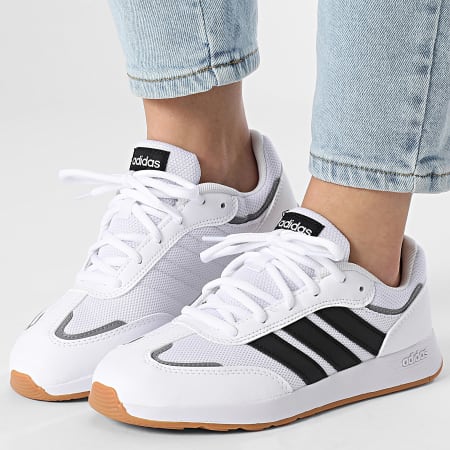 Adidas Sportswear - Baskets Femme Tensaur Switch J JQ4781 Footwear White Core Black Grey Three