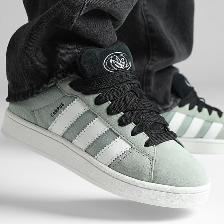 Adidas Originals - Baskets Campus 00s JI3171 Silver Green Crystal White Core Black